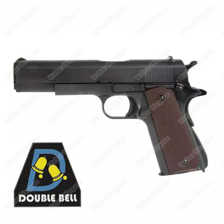 Double Bell 723 1911 Brown Gas Blowback Airsoft Pistol