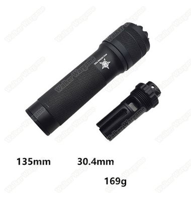 PBS Silencer Full Metal With Flash Hidder Airsoft Silencer