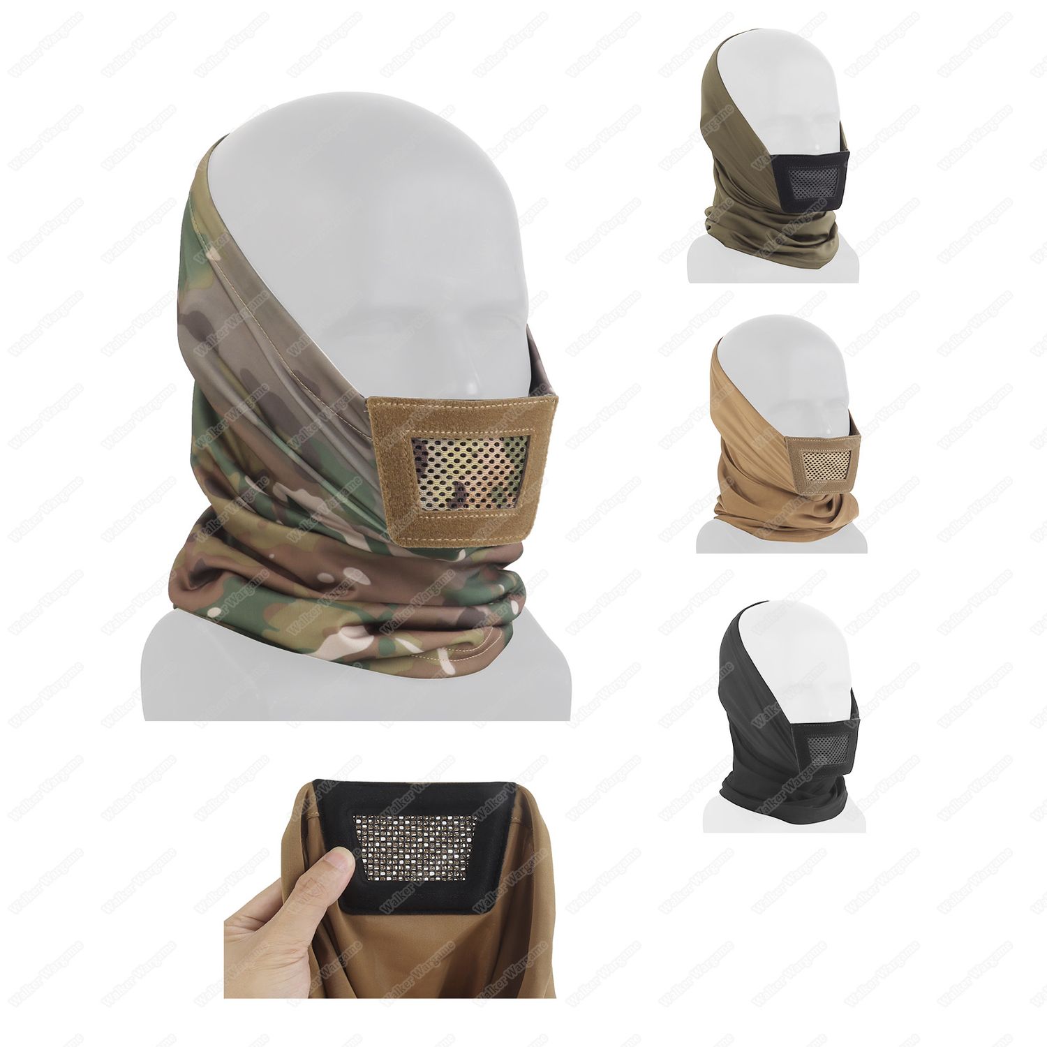 WST Knight Metal Face Mouths Protect Mask V2 Extended Version