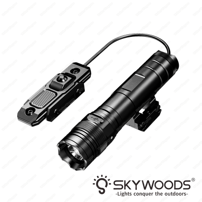 SkyWoods RL1250 Tactical FlashLight With Controller PICA or MLOK - 2 Year Warranty