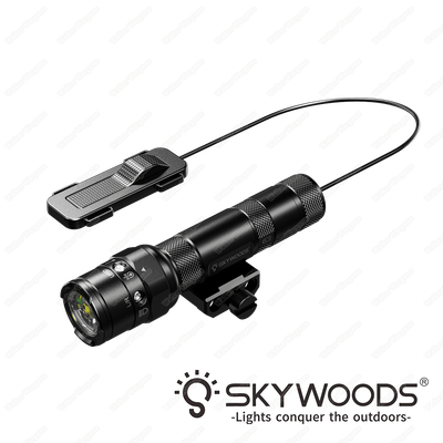 SkyWoods RL650G Tactical FlashLight With Laser With Controller PICA or MLOK - 2 Year Warranty