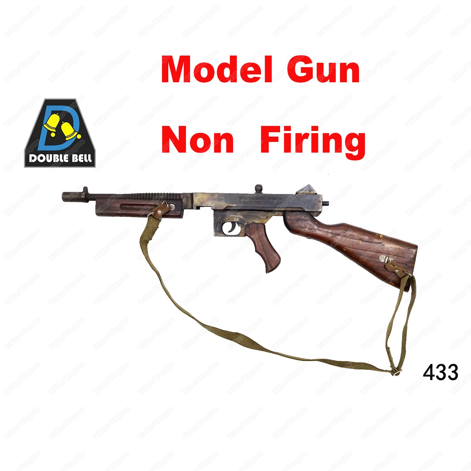 Double Bell Model Gun - Thompson Sub Machine Gun
