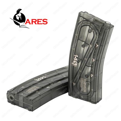 ARES M4 TP 140rds M16 Mid Cap Magazine for M4 / M16 AEG - Transparent
