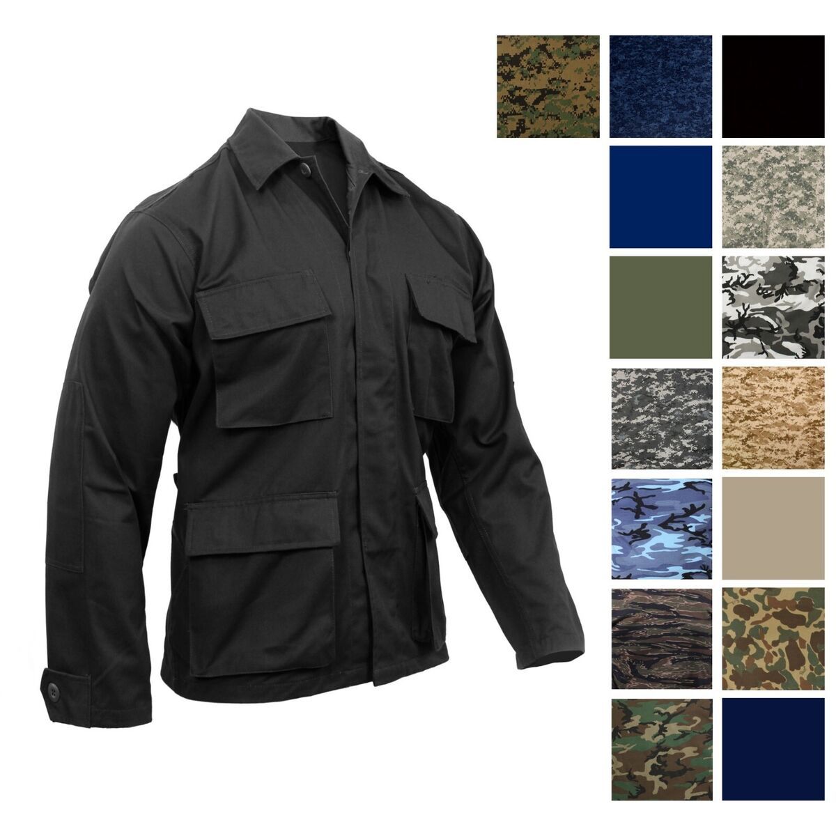 Online Only Clearance Sale ！！  - BDU Battle Dress Long Sleeve Shirt