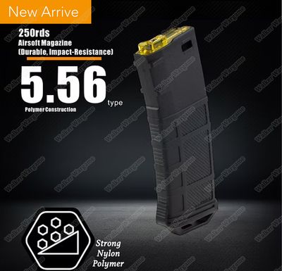 Ultra Force Polymer 250rds Mid Cap Magazine for Airsoft M4