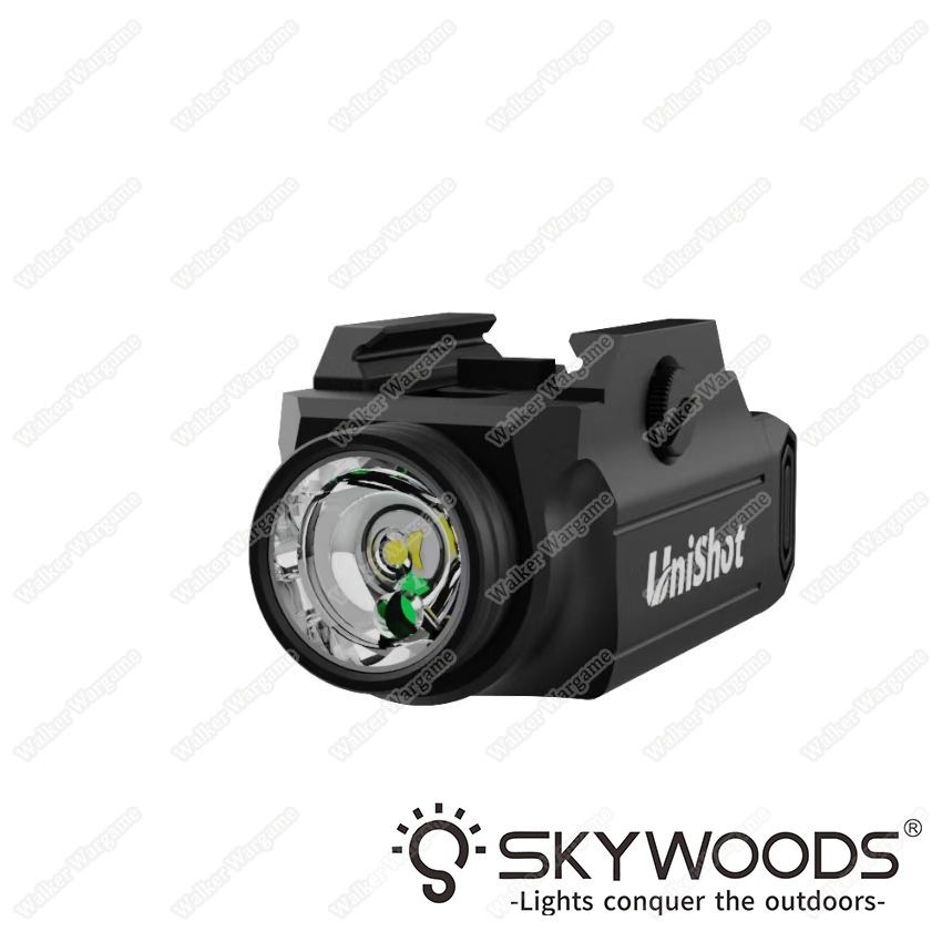 SkyWoods PL510G Tactical Flashlight With Laser - 2 Year Warranty