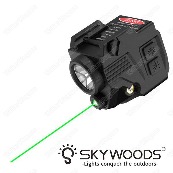 SKYWOODS L52980B Tactical Flashlight 420 Lumen Blue Laser