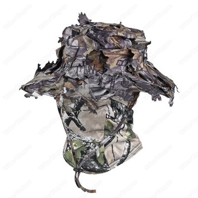 Hunter Camo Boonie Cap With Facemask Balacalva