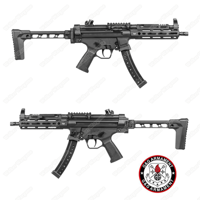 G&amp;G TGM R5 Tactical Mp5 Airsoft Rifle Build In MOSFET And ETU - Black