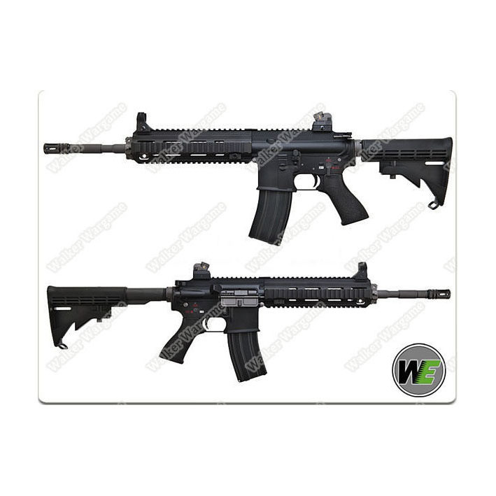 WE HK416 Green Gas Blow Back 4168 GBB Rifle - Black ( Open Chamber Version) WE HK416 Green Gas Blow Back 4168 GBB Rifle - Black ( Open Chamber Version)