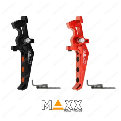 MAXX CNC Aluminum Advanced Trigger (Style E) (Red)