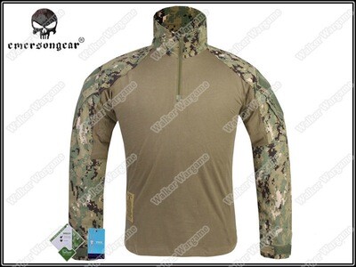 Emerson G3 Combat Shirt - NAVY SEAL AOR2 Digital Woodland Emerson G3 Combat Shirt - NAVY SEAL AOR2 Digital Woodland