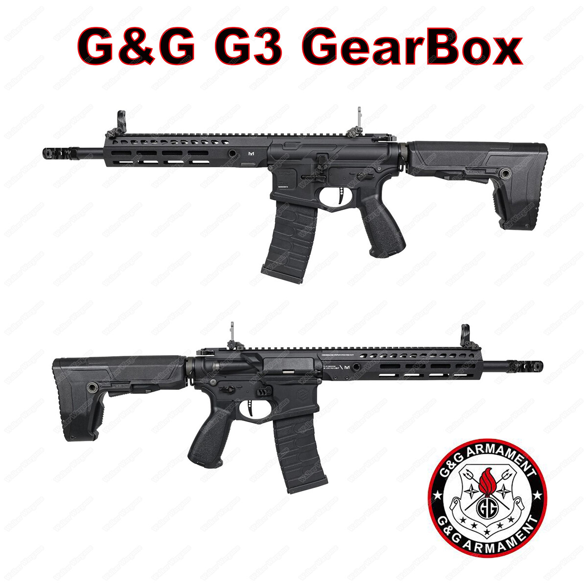 G&G SGR556 Latest G3 Gearbox Model Full Metal AEG Airsoft Rifle G&G SGR556 Latest G3 Gearbox Model Full Metal AEG Airsoft Rifle