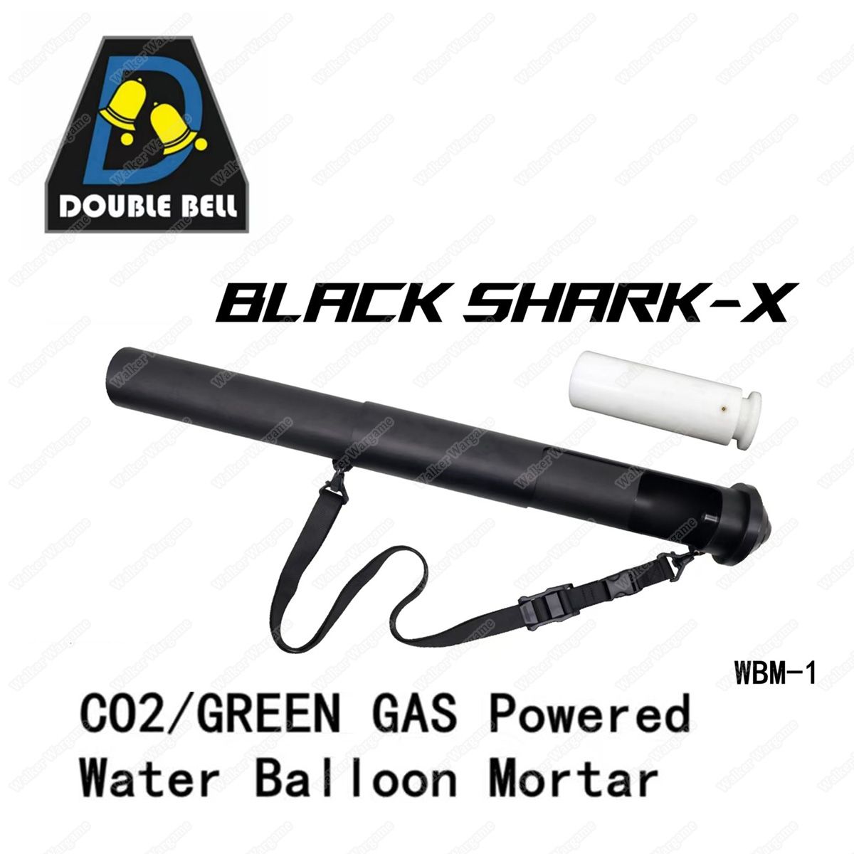 Double Bell Black Shark X Airsoft Water balloon Mortar Double Bell Black Shark X Airsoft Water balloon Mortar
