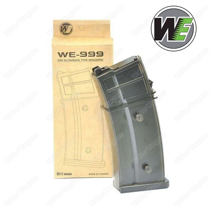 WE G36 G39 Series Airsoft Gas Blowback Rifles Green Gas Mag - Black