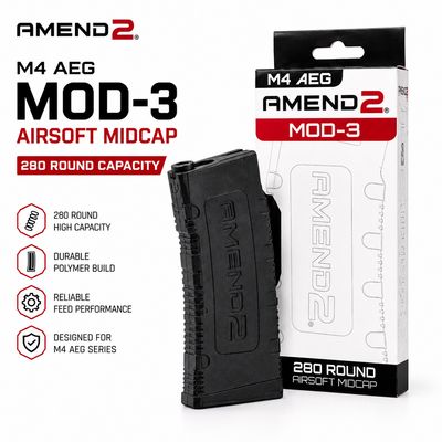 Amend2 M4 AEG 280 Round Airsoft MIDCAP Amend2 M4 AEG 280 Round Airsoft MIDCAP
