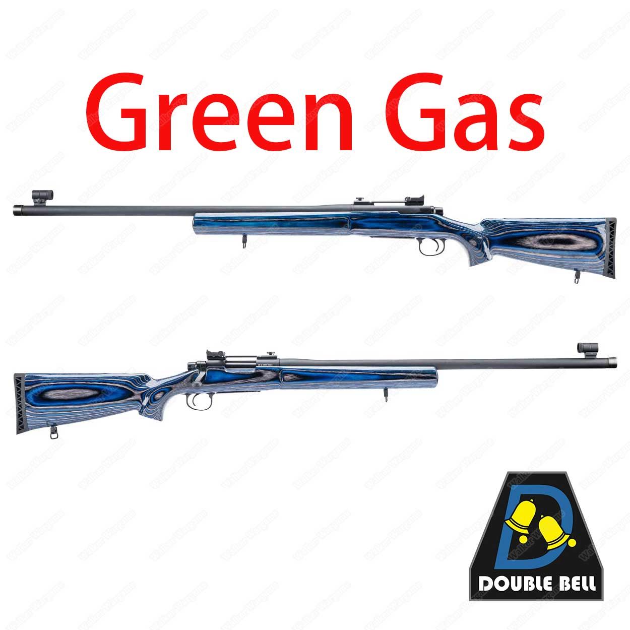 Double Bell 205-B M700 Sniper Rifle Green Gas Power - Real Wood Blue Wood Double Bell 205-B M700 Sniper Rifle Green Gas Power - Real Wood Blue Wood
