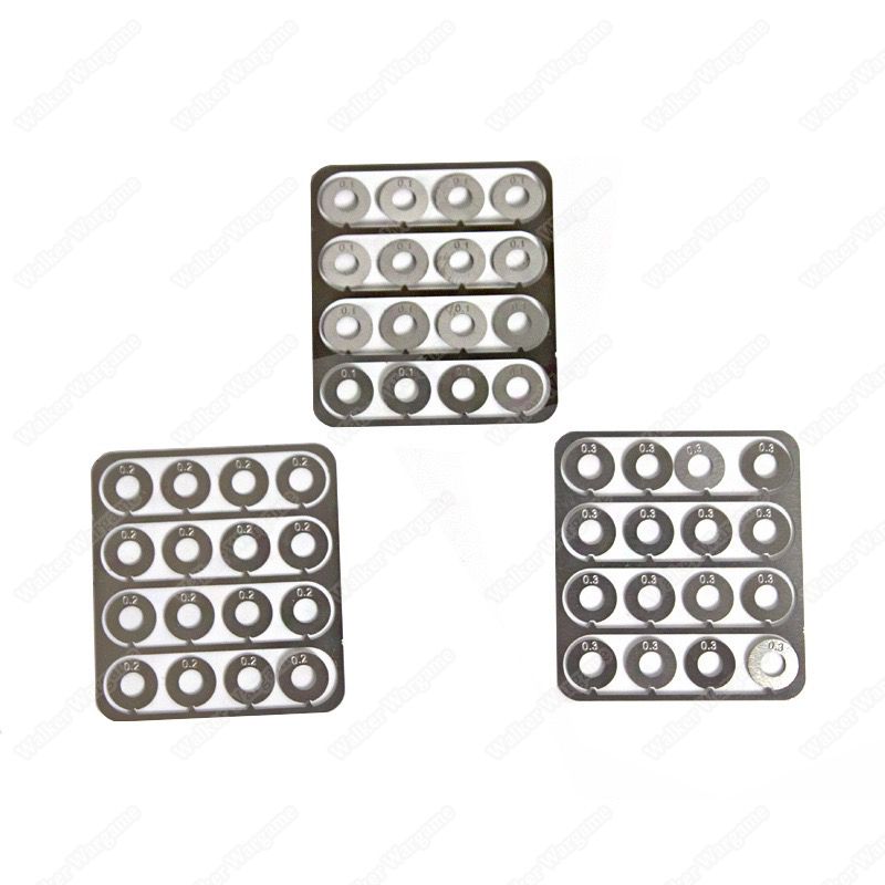 SHS Super Precision Shims 48 Pcs Fit AEG Gearbox Gear Set