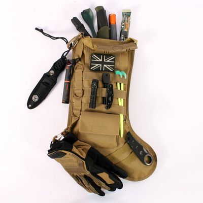 Tactical Christmas Stocking MOLLE – Military Style Utility stocking with Pouch Tactical Christmas Stocking MOLLE – Military Style Utility stocking with Pouch