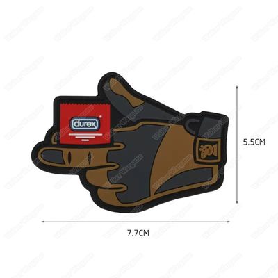 PWG023 Tactical Durex PVC Rubber Patch With Velcro - Full Colour PWG023 Tactical Durex PVC Rubber Patch With Velcro - Full Colour