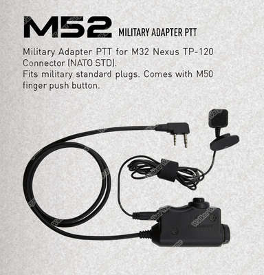 Earmor M52 PTT Unit With Finger Control Earmor M52 PTT Unit With Finger Control