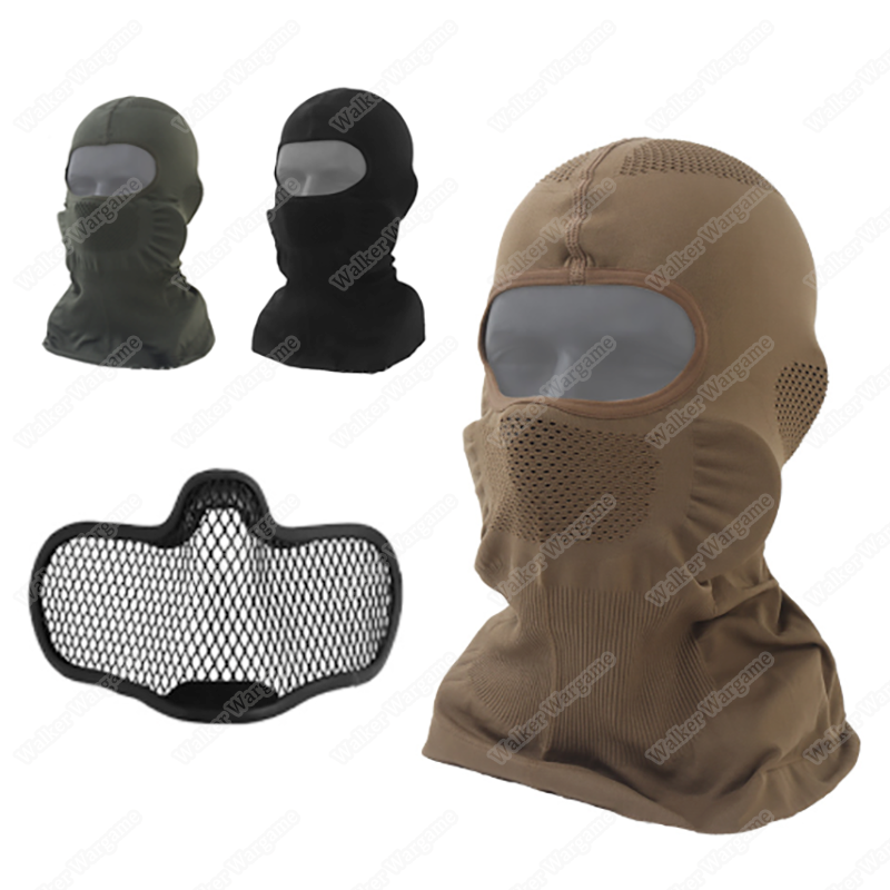 WST Venom Prime Face Mask Metal Mesh + Breathable Balaclaava