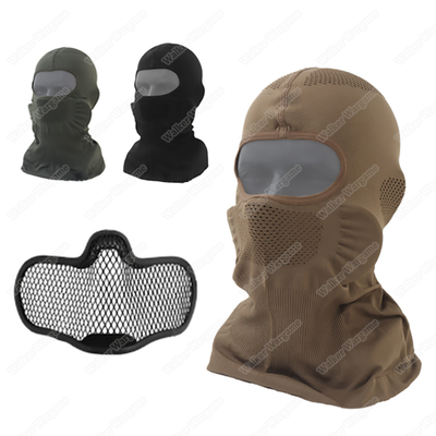 WST Venom Prime Face Mask Metal Mesh + Breathable Balaclaava WST Venom Prime Face Mask Metal Mesh + Breathable Balaclaava