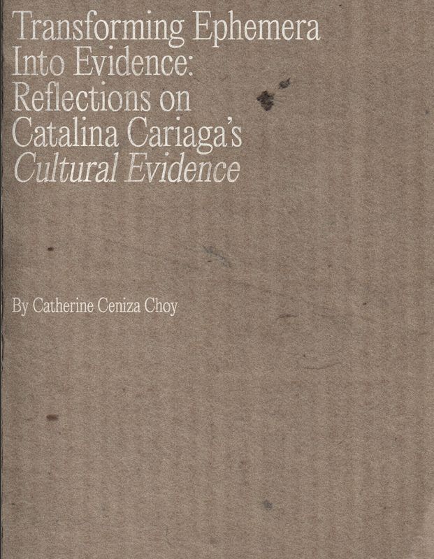 Notes on Cultural Evidence - Free Digital Catalogue