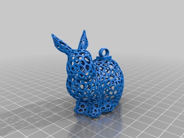 Perforated Rabbit key chain