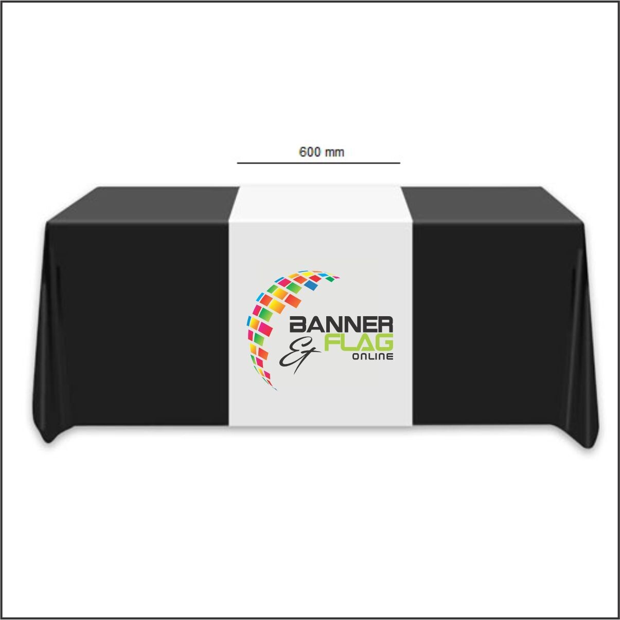Branded Tablecloth Runner | 2m x 0.6m