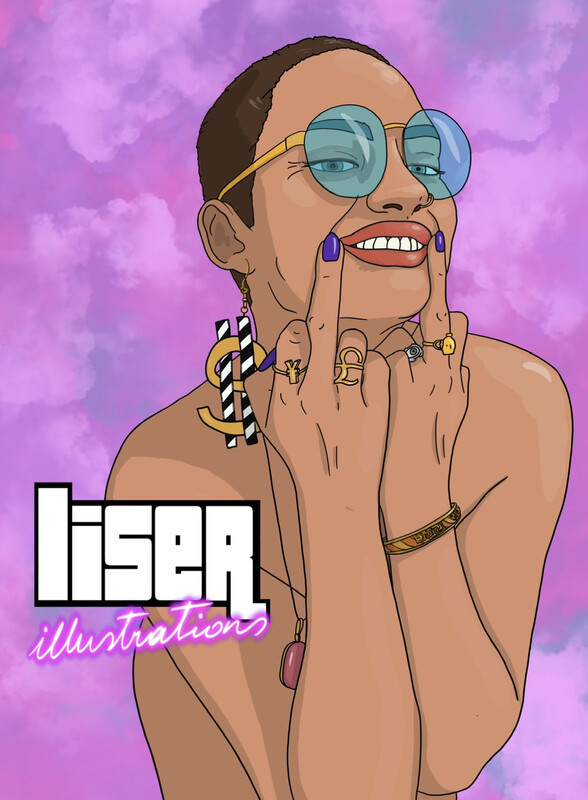 Grand Theft Liser Sticker