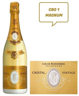 Champagne Cristal Roederer blanc 1988 magnum coffret Bois Louis Roederer