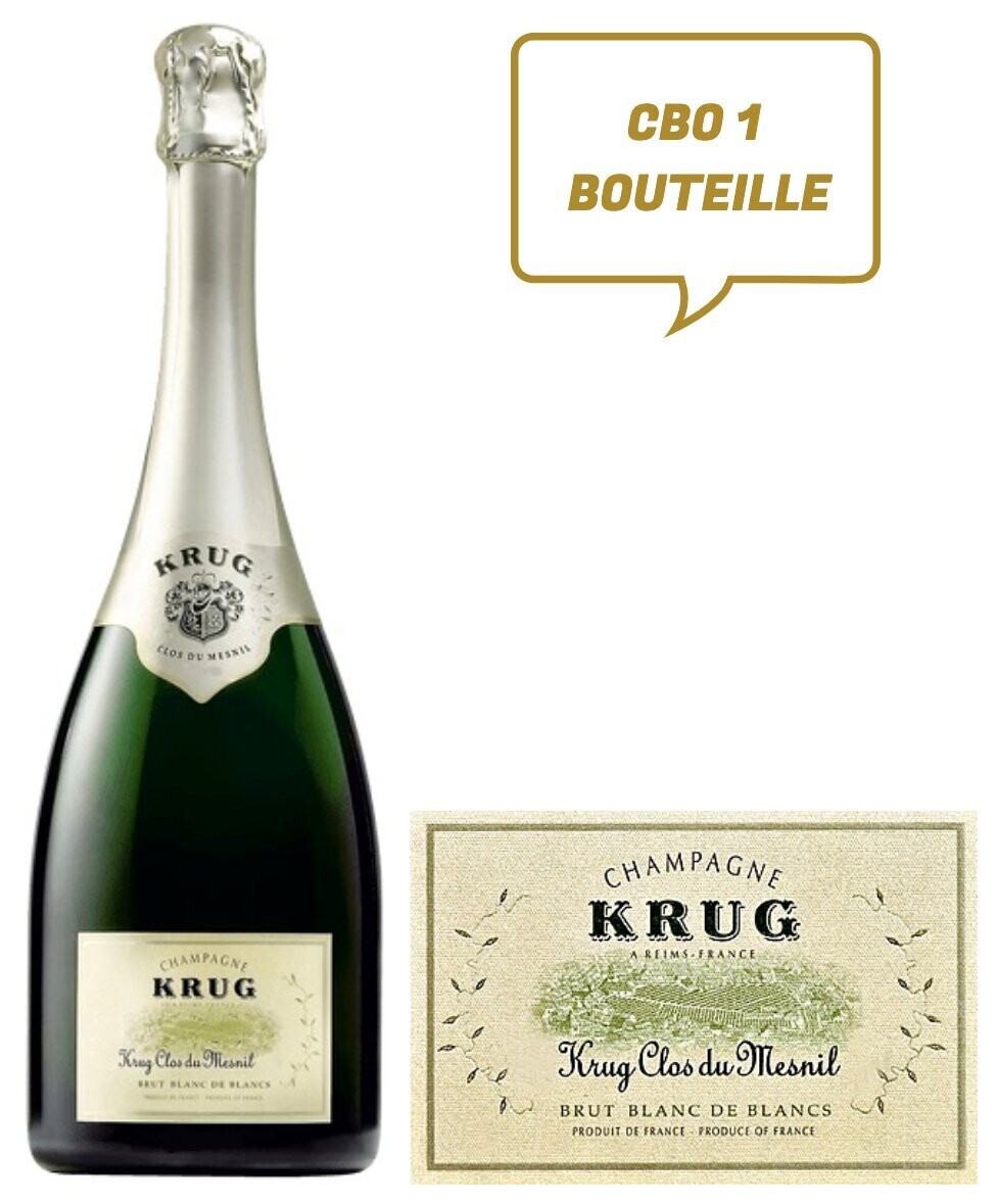 Champagne Krug ''Clos du Mesnil'' 1990 coffret