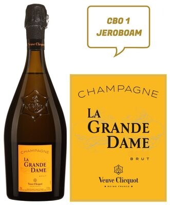 Champagne La Grande Dame 2008 Jéroboam Veuve Clicquot caisse bois édition limitée