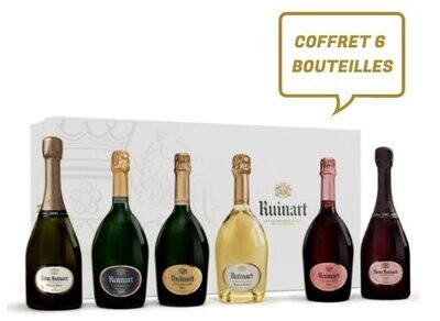 Champagne Ruinart "L'integrale" coffret 6 bouteilles