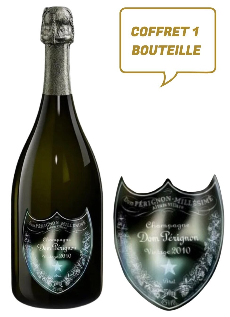 Champagne Dom Pérignon blanc 2010 Edition Limitée Lady Gaga Moët & Chandon