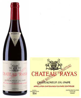 Chateauneuf-Du-Pape rouge 1999 Château Rayas