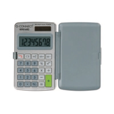 Q Connect handheld calculator