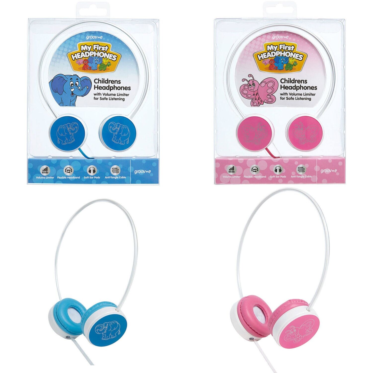 Children&#39;s Headphones with Volume Limiter for Safe Listening