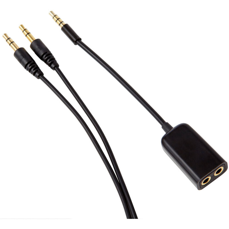 3.5mm Aux-in cable and 3.5mm headphone splitter