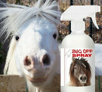 spray anti-tiques, puces, moustiques, mouches pour cheval