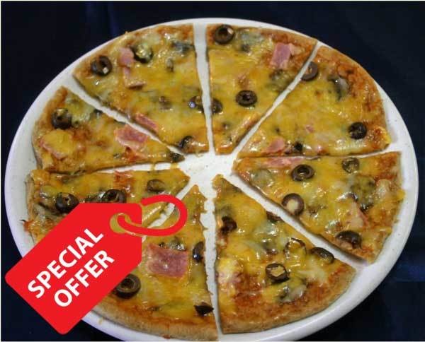Pizza 23cm - 11 Different Toppings (Base made from LCF Low Carb