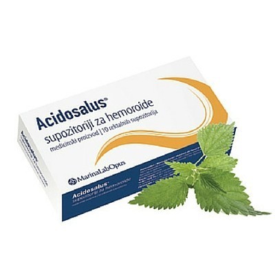 Suppositories for hemorrhoids