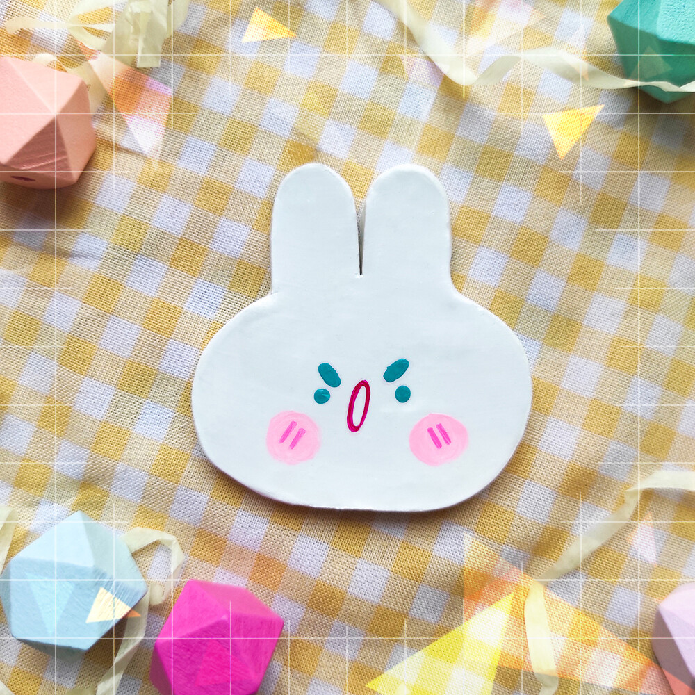 Angry Bunny Magnet