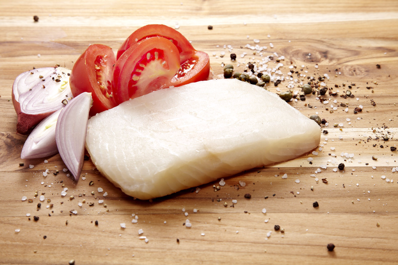 8oz Alaskan Halibut Filets Wild Caught