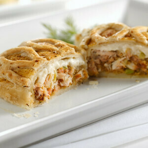 Crab Stuffed Puff Pastry