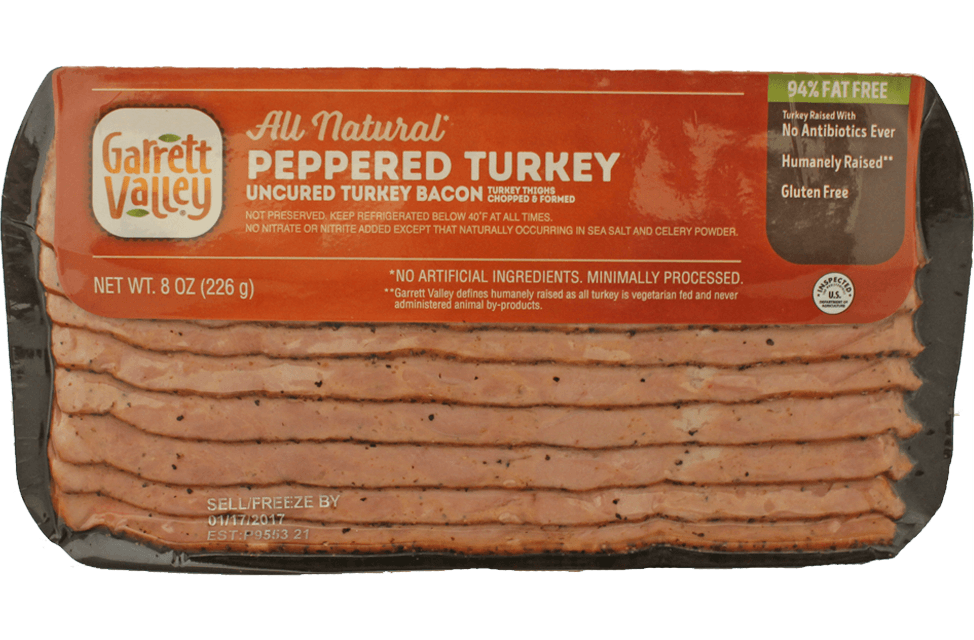 All Natural Peppered Turkey Bacon