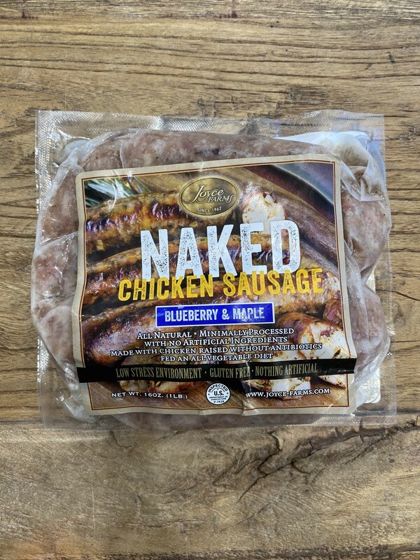 Naked Chicken Sausage 2oz Blueberry &amp; Maple