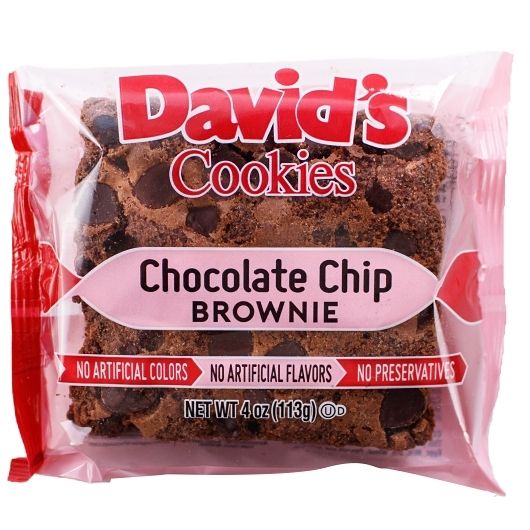 David&#39;s Gluten Free Chocolate Chip Brownie