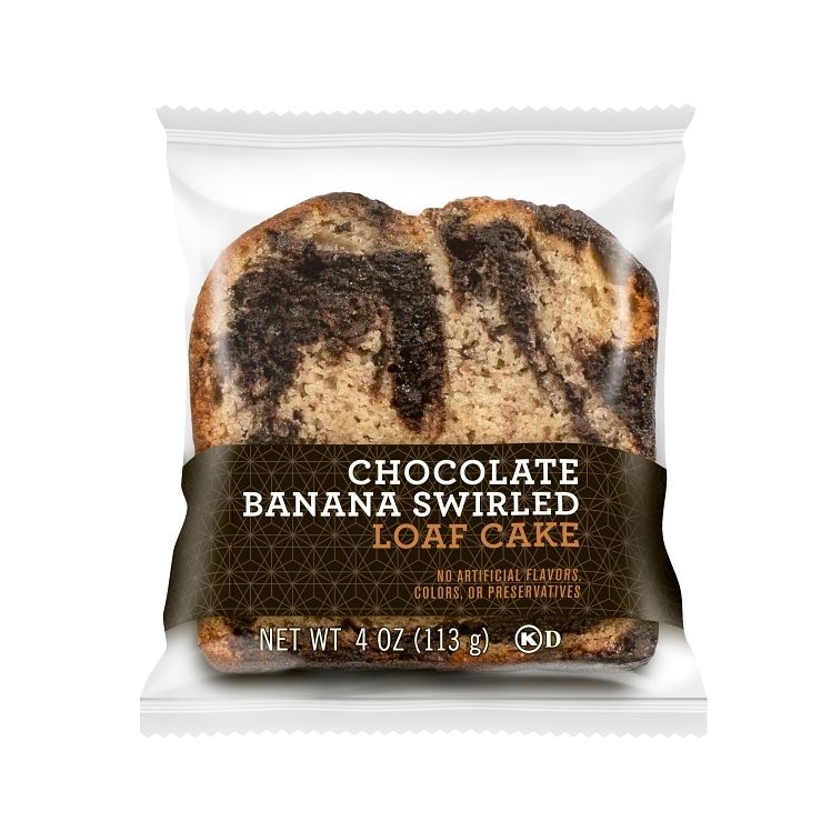 Chocolate Banana Swirled Loaf Cake